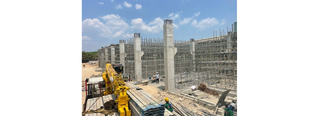 Cty  tnhh phương Phú Lộc, cho thuê, Chông nêm xà gồ hộp , đà biên   Công trình Vĩnh Long 
